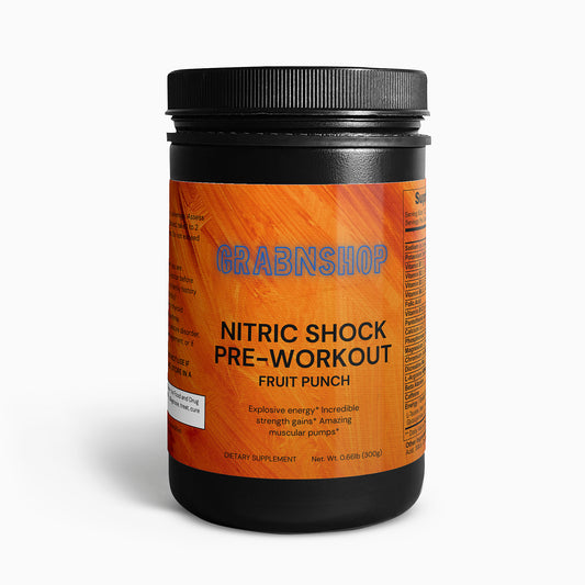 Nitric Shock Pre-Workout Powder (Fruit Punch)